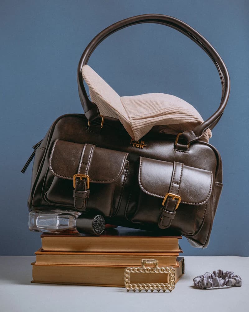 Terra Leather Padded Duffle Bag
