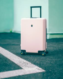 Vayu Audio Vegan Leather Trolley Suitcase