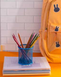 Terra Leather Fleece School Backpack