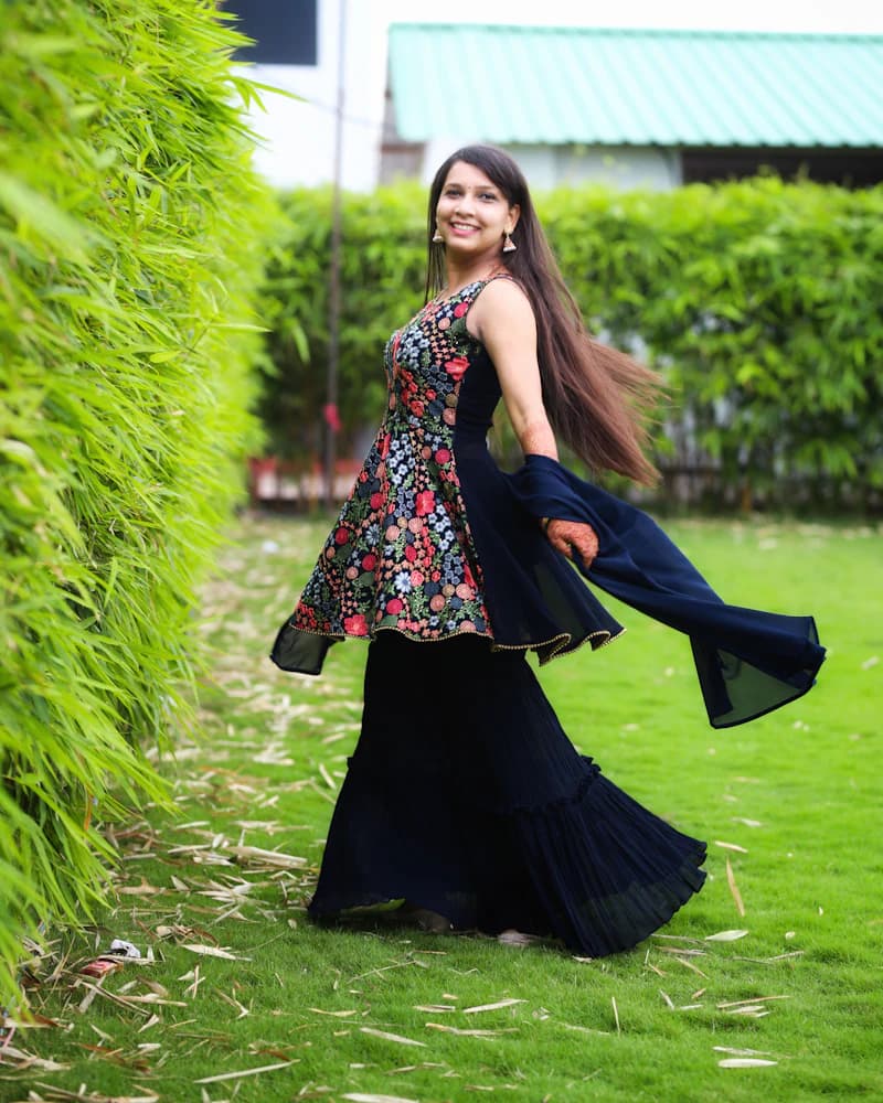 Trailmark Chikankari Palazzo Set